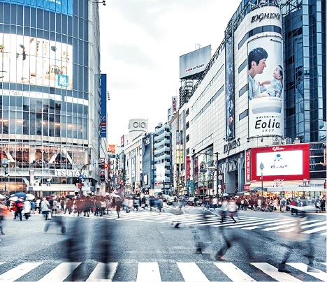 渋谷の街並み